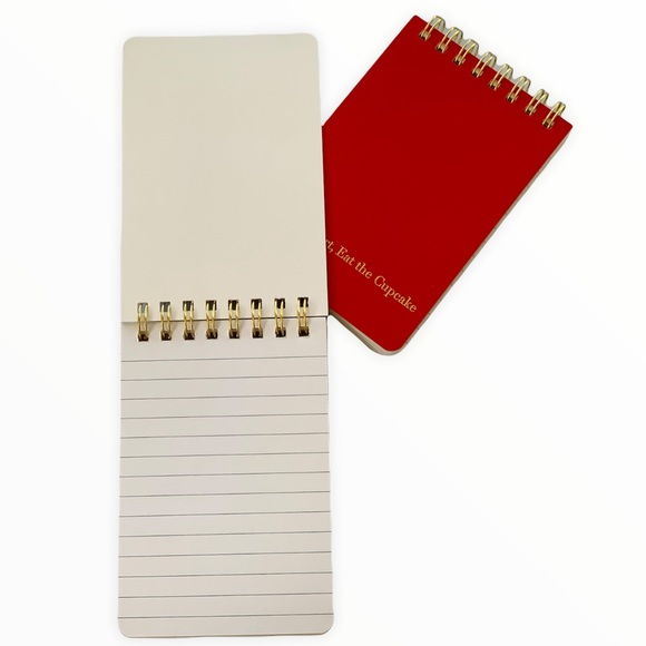 Set of Two Gold Embossed Lined Spiral Notebooks 3" x 4.5", New In Box - Picture 6 of 11
